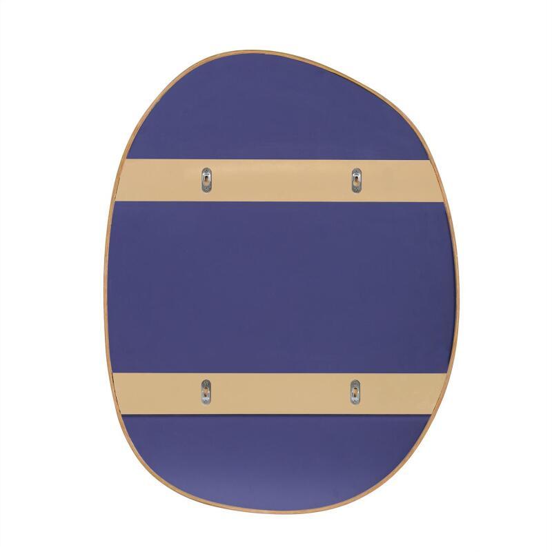 Miroir galet chêne 60 x 80 cm