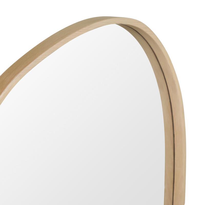 Miroir galet chêne 60 x 80 cm