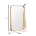 Miroir rectangulaire 60x80 cm MARIUS