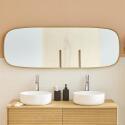 Miroir rectangulaire chêne 50x140 FLOKI