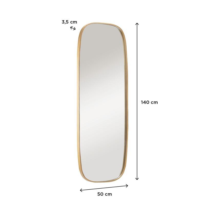 Miroir rectangulaire chêne 50x140 FLOKI