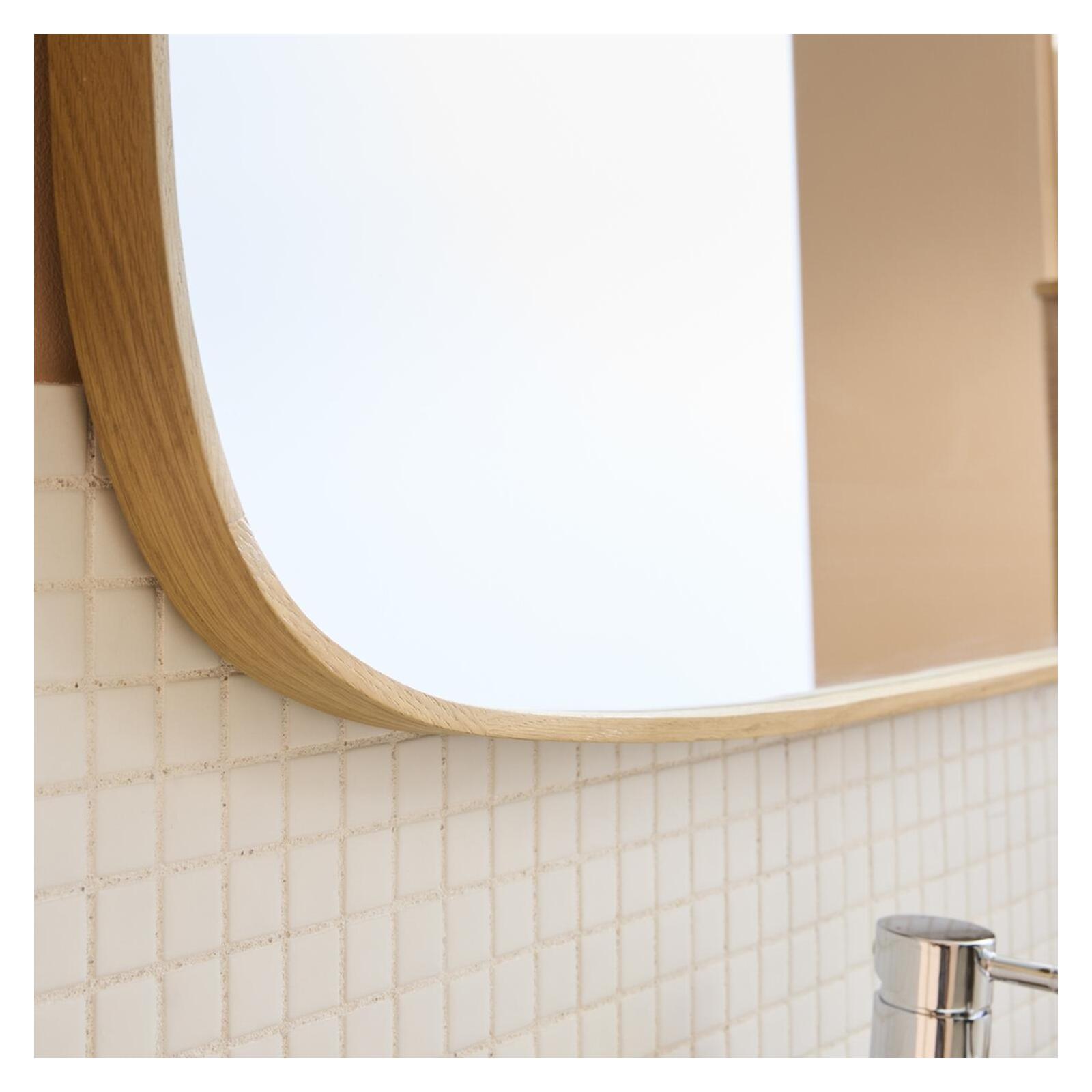 Miroir rectangulaire chêne 50x140 FLOKI Miroir rectangulaire chêne 50x140 FLOKI