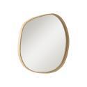Miroir galet chêne 60x60 cm LEONIE