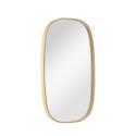 Miroir ovale chêne 40x70 cm MELOE