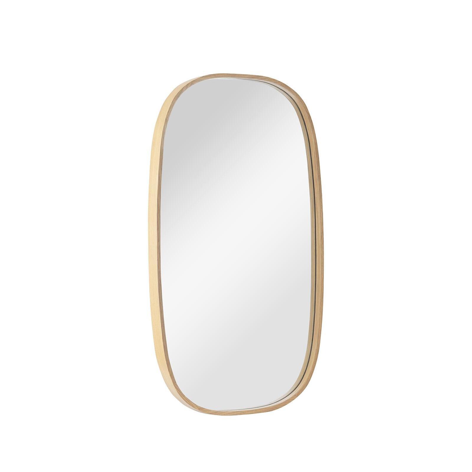Miroir ovale chêne 40x70 cm MELOE Miroir ovale chêne 40x70 cm MELOE