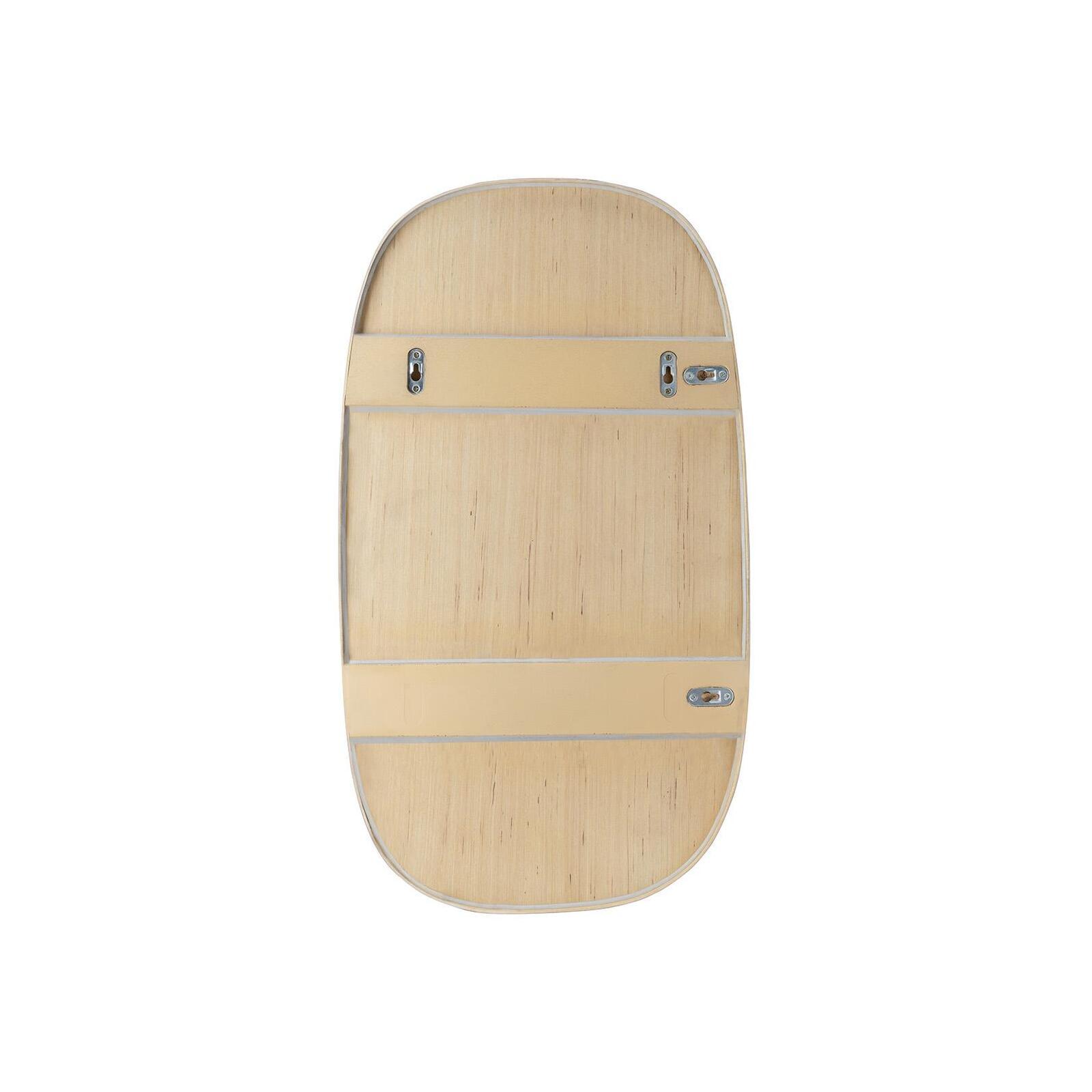 Miroir ovale chêne 40x70 cm MELOE Miroir ovale chêne 40x70 cm MELOE