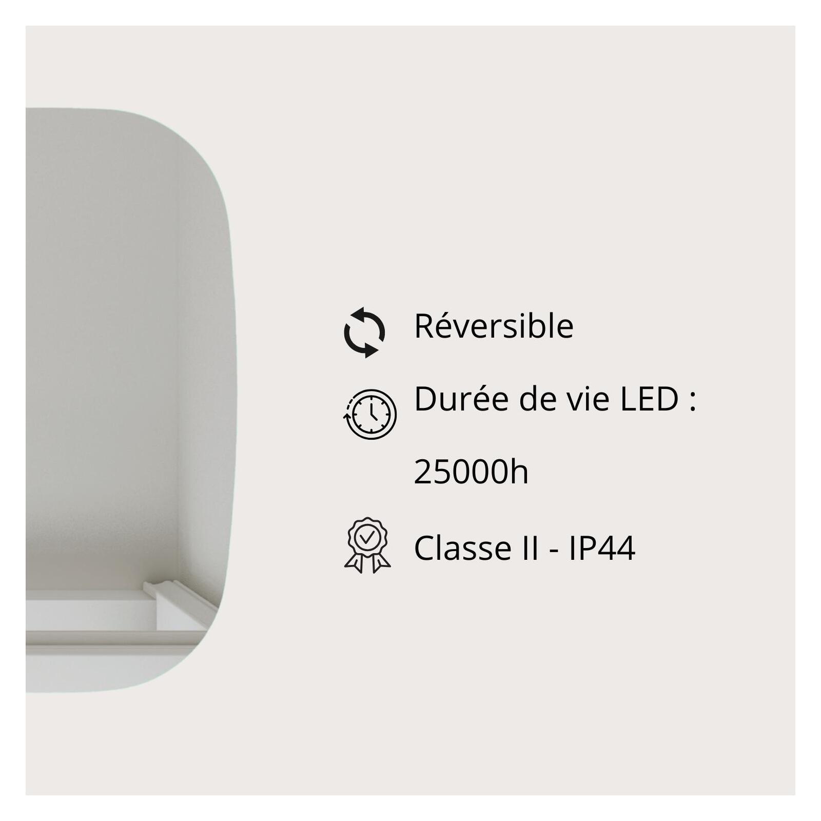 Miroir LED 52x80 cm ANIA