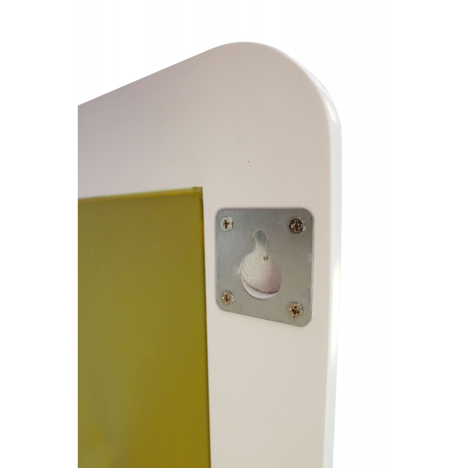 Miroir salle de bain blanc L130 x H70 BONI Miroir salle de bain blanc L130 x H70 BONI