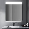 Miroir LED rectangulaire anti-buée 60x70cm