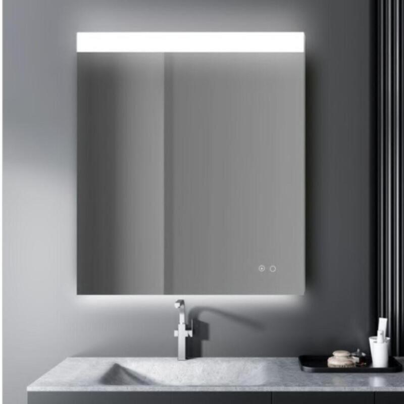 Miroir LED rectangulaire anti-buée 60x70cm