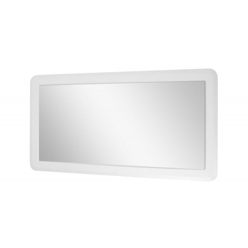 Miroir salle de bain blanc L130 x H70 BONI Miroir salle de bain blanc L130 x H70 BONI