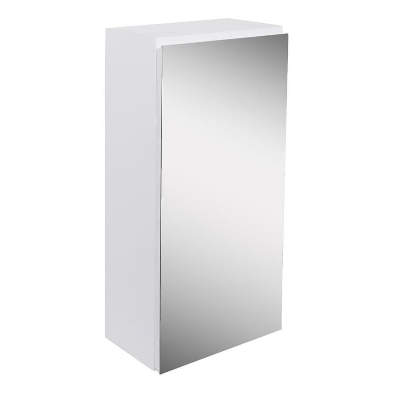 Module de rangement - Armoire de toilette - Faible profondeur - Blanc laqué
