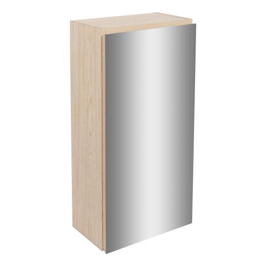 Module de rangement - Armoire de toilette - Faible profondeur - Blanc laqué