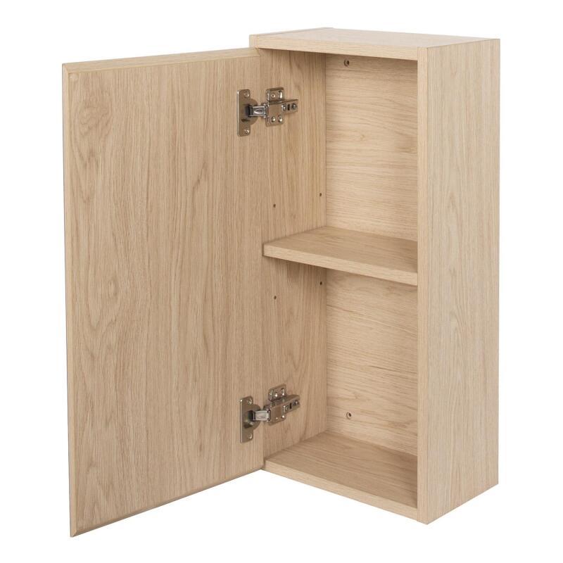 Module de rangement - Armoire de toilette - Faible profondeur - Blanc laqué