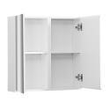 Armoire de toilette 60cm décor chêne porte + miroir
