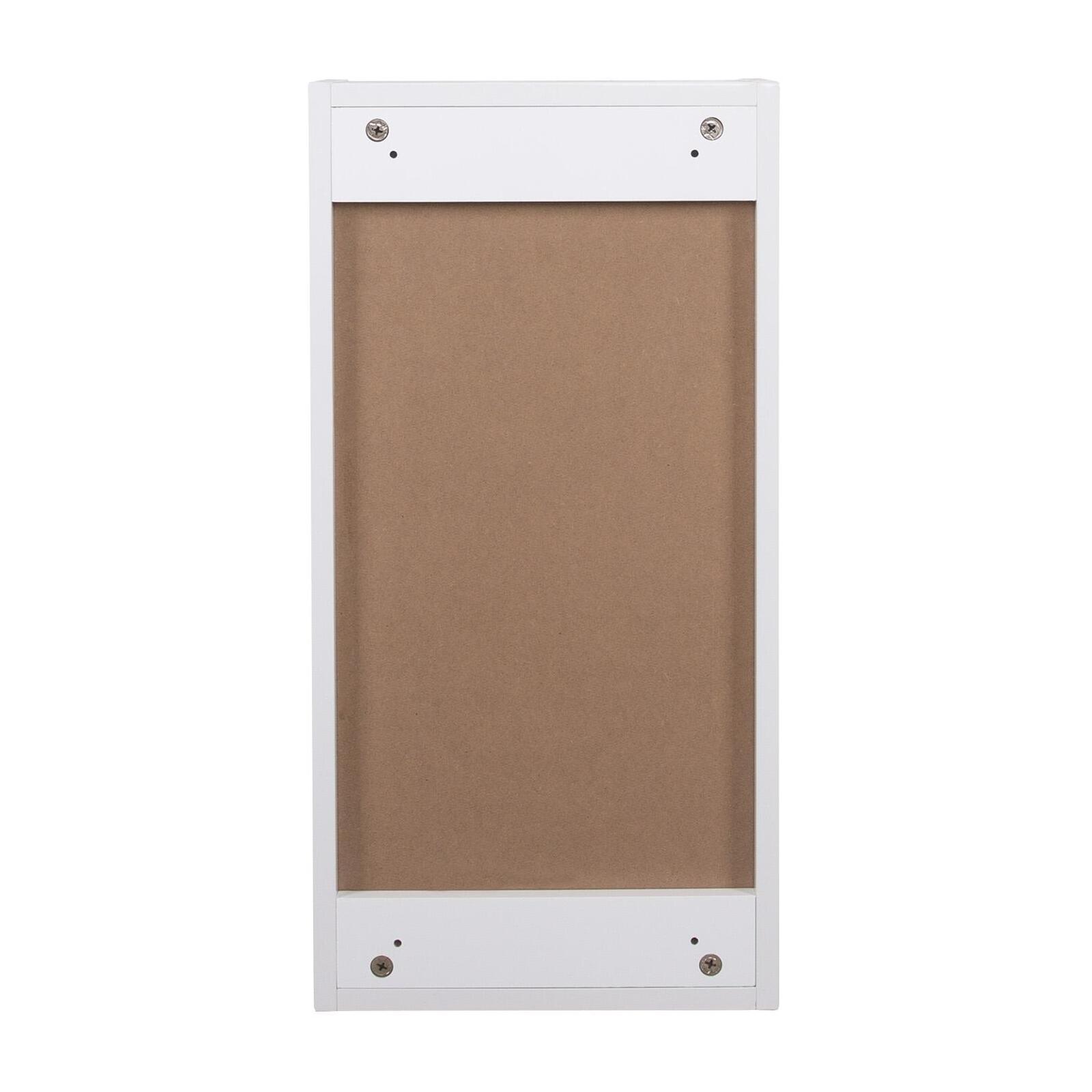 Armoire de toilette 60cm décor chêne porte + miroir