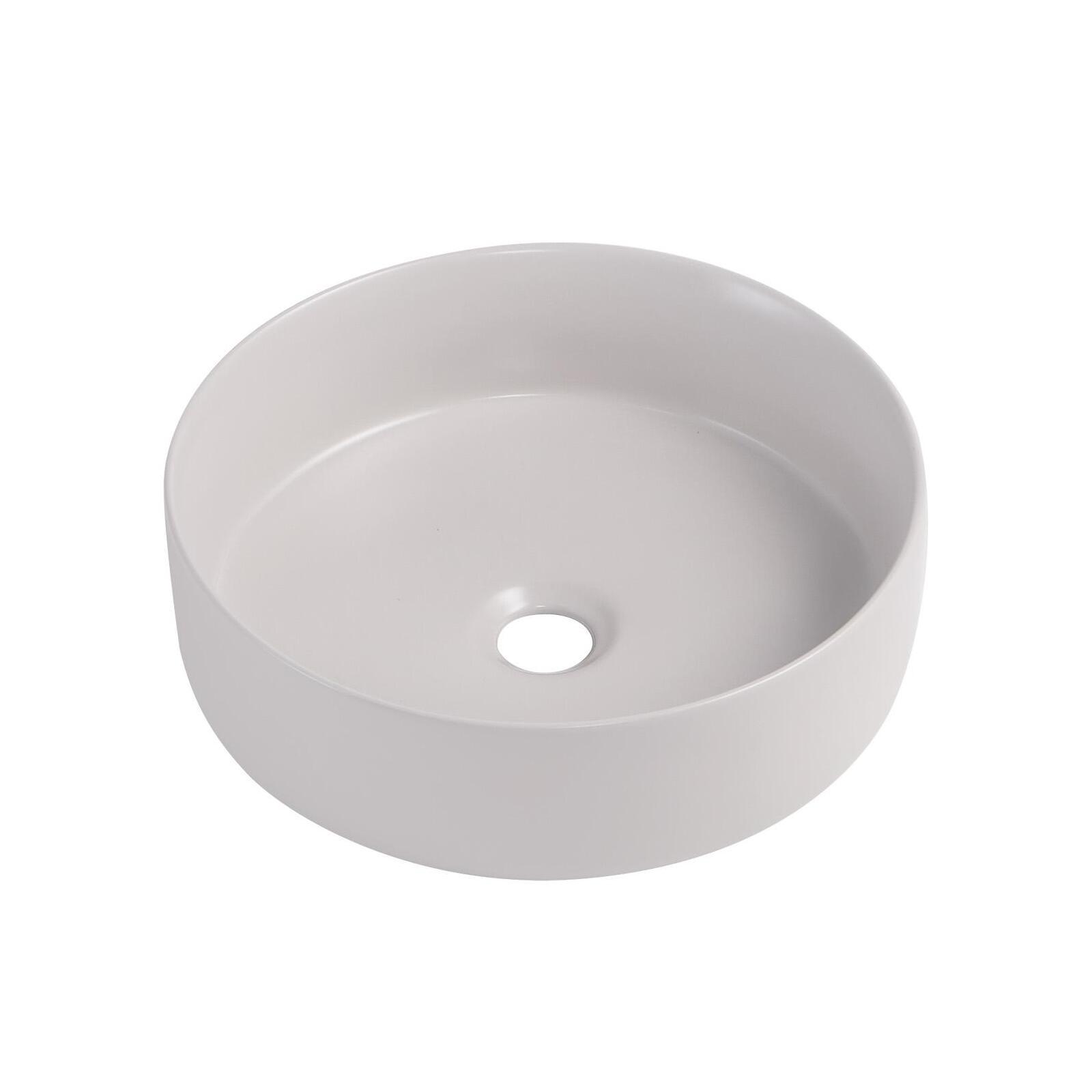 Vasque à poser ronde en céramique 36cm