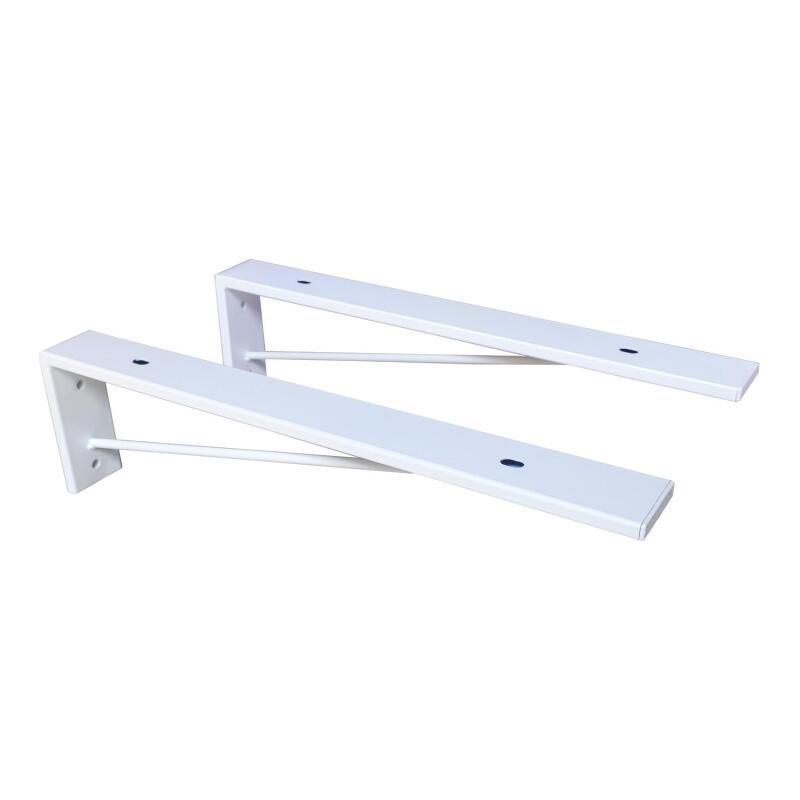 Équerre de fixation Invisible WILL - Lot de 2 - Noir mat