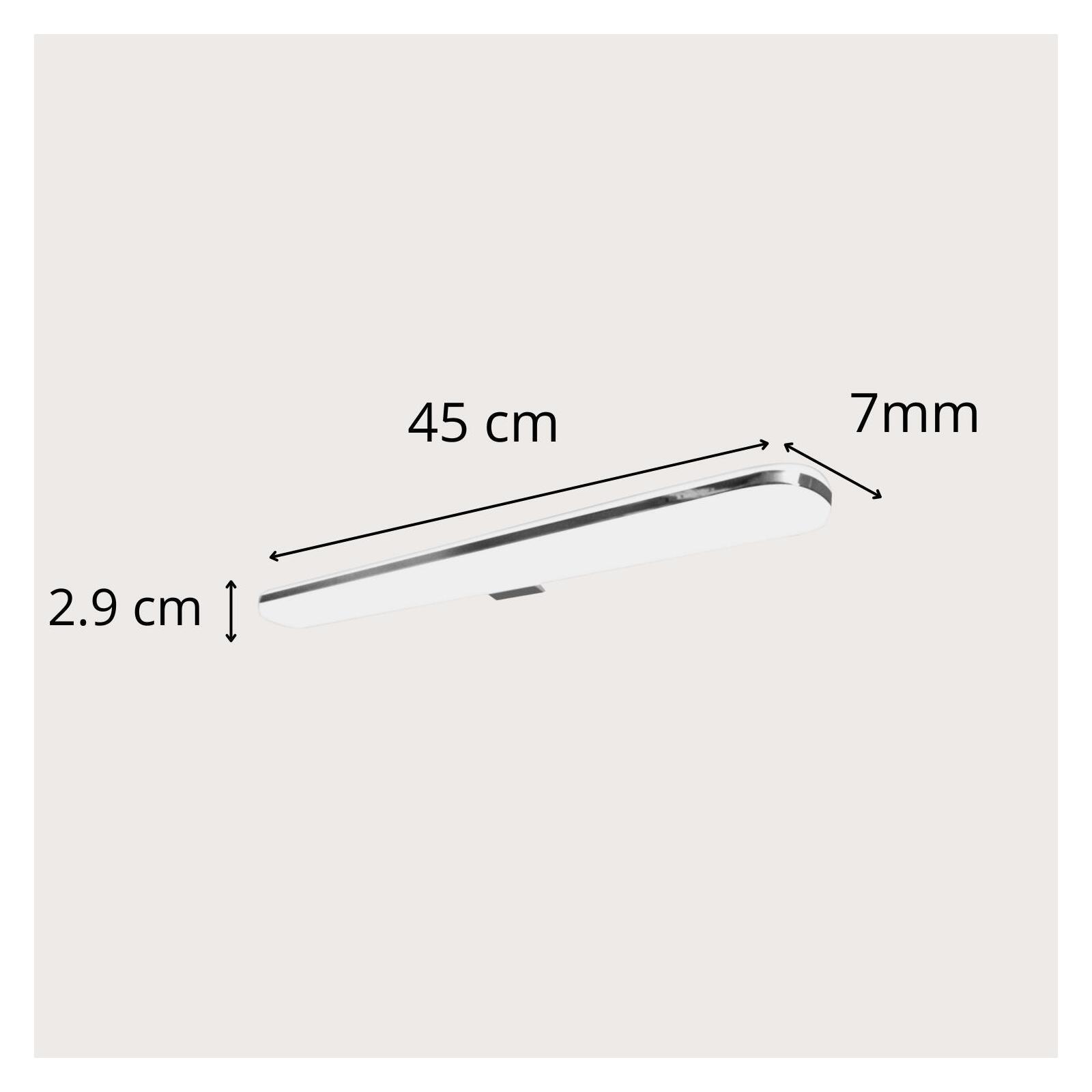 Spot LED chromé 45 cm LUZ