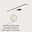 Spot LED pour miroir an aluminium 45,8cm
