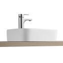 Vasque à poser ou à suspendre rectangle en céramique 43x26,5cm