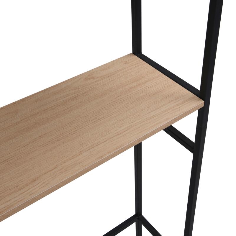 Étagère pont WC bois et métal SAO