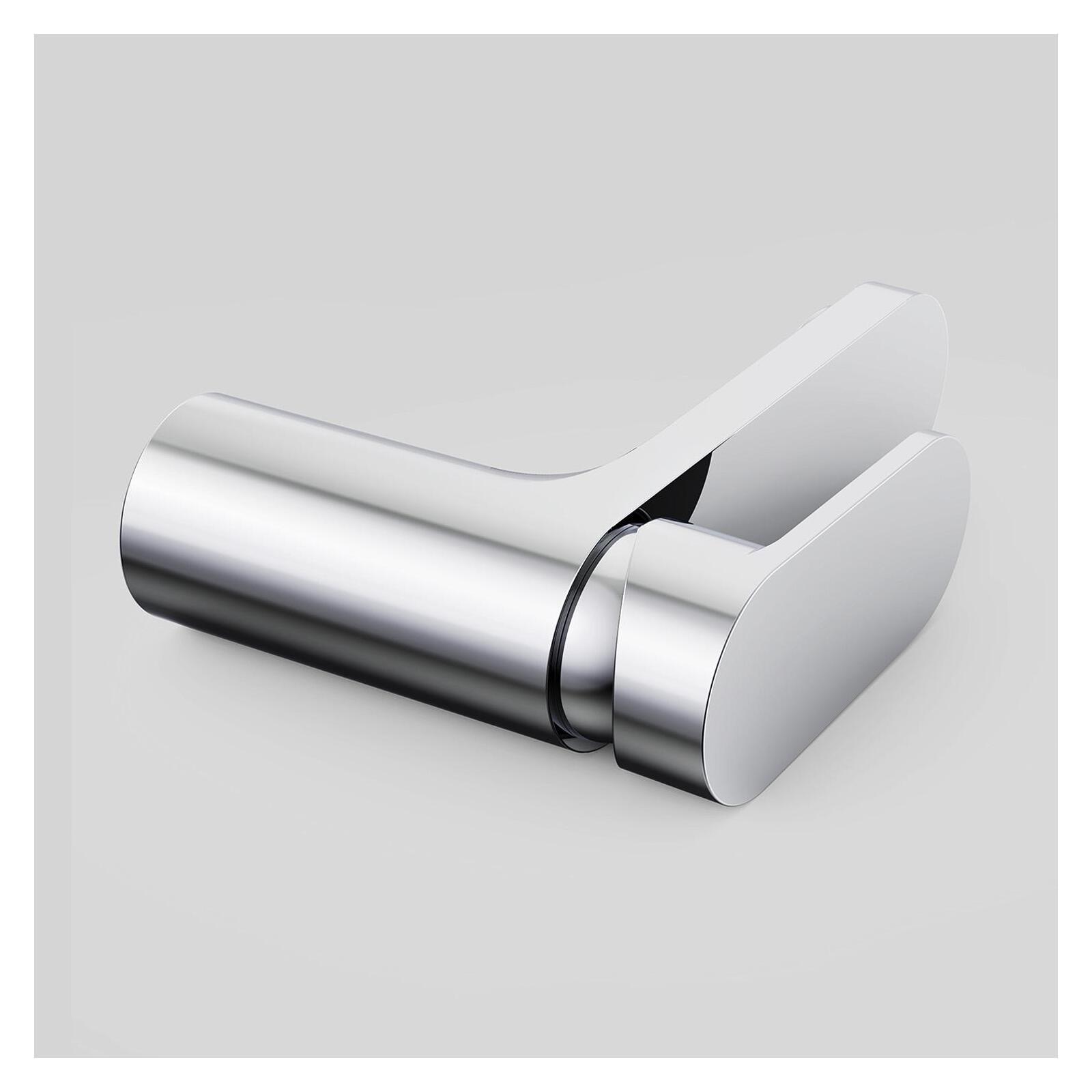 Robinet de salle de bain mitigeur bec bas noir H12,3cm