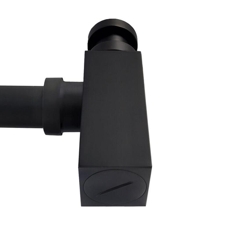 Siphon carré noir découpable D32mm