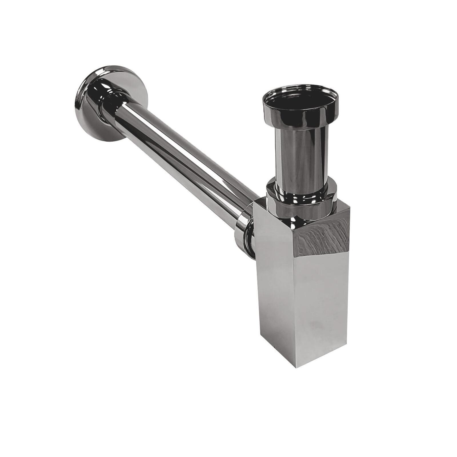 Siphon carré noir découpable D32mm