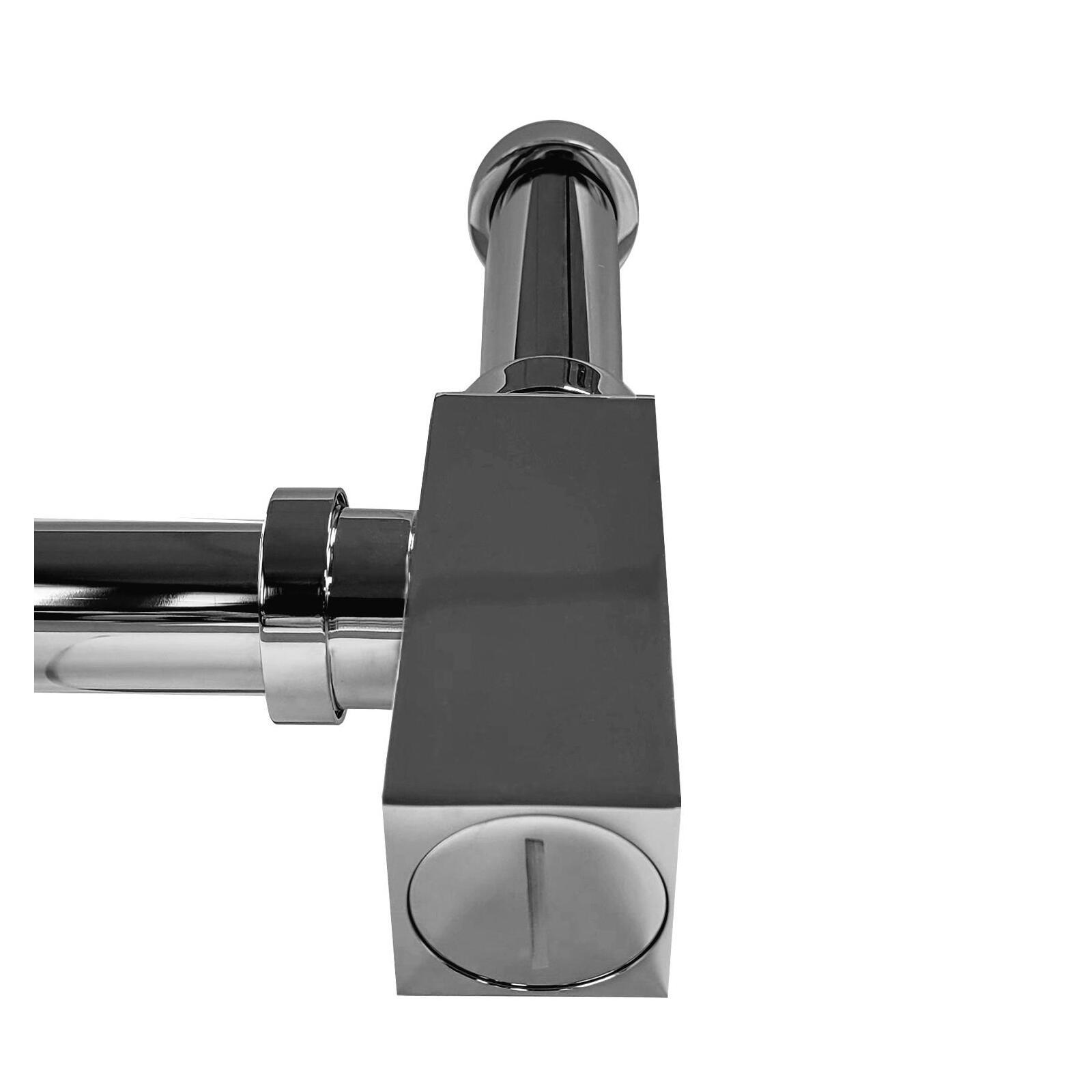 Siphon carré noir découpable D32mm