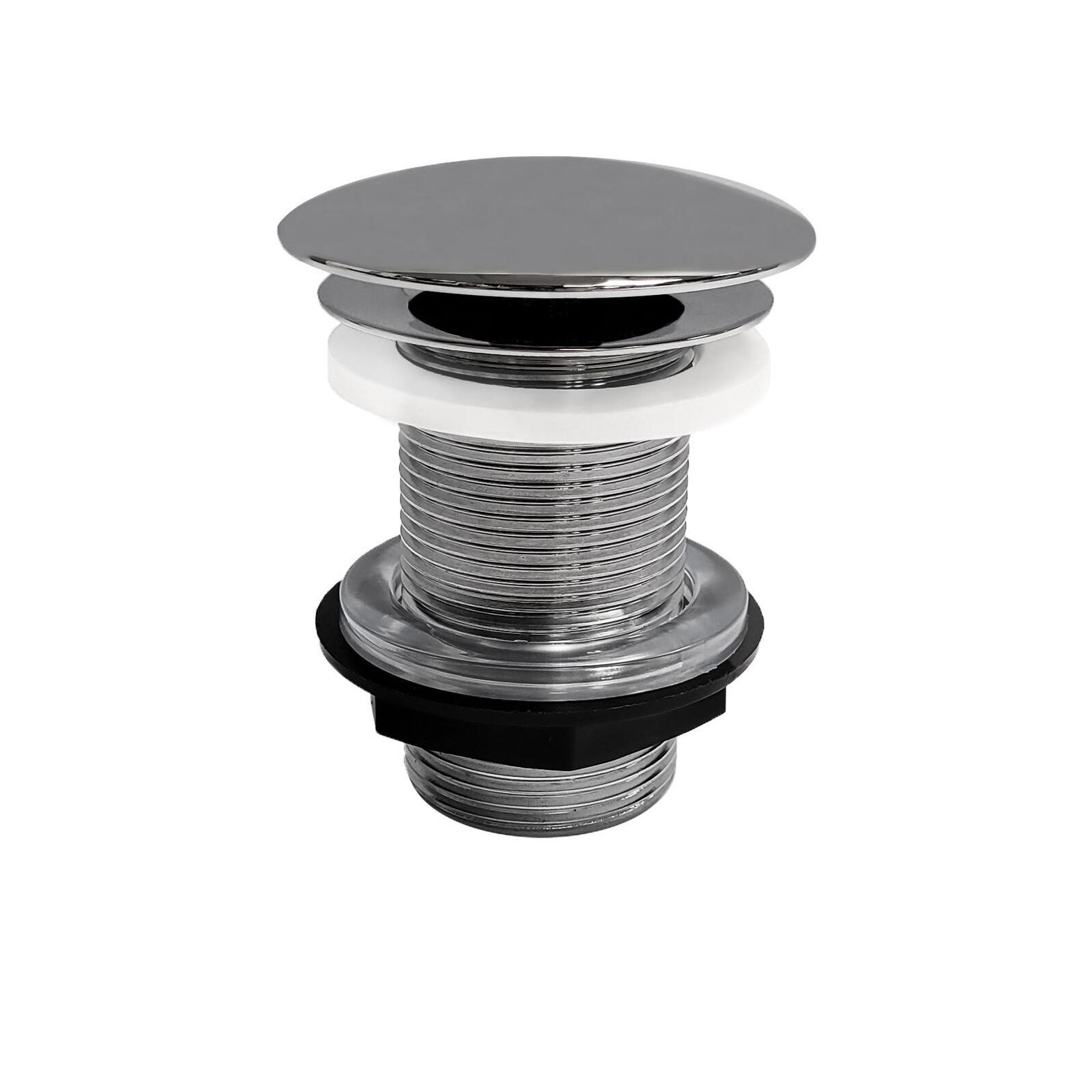 Bonde à écoulement libre noir mat - sans trop plein