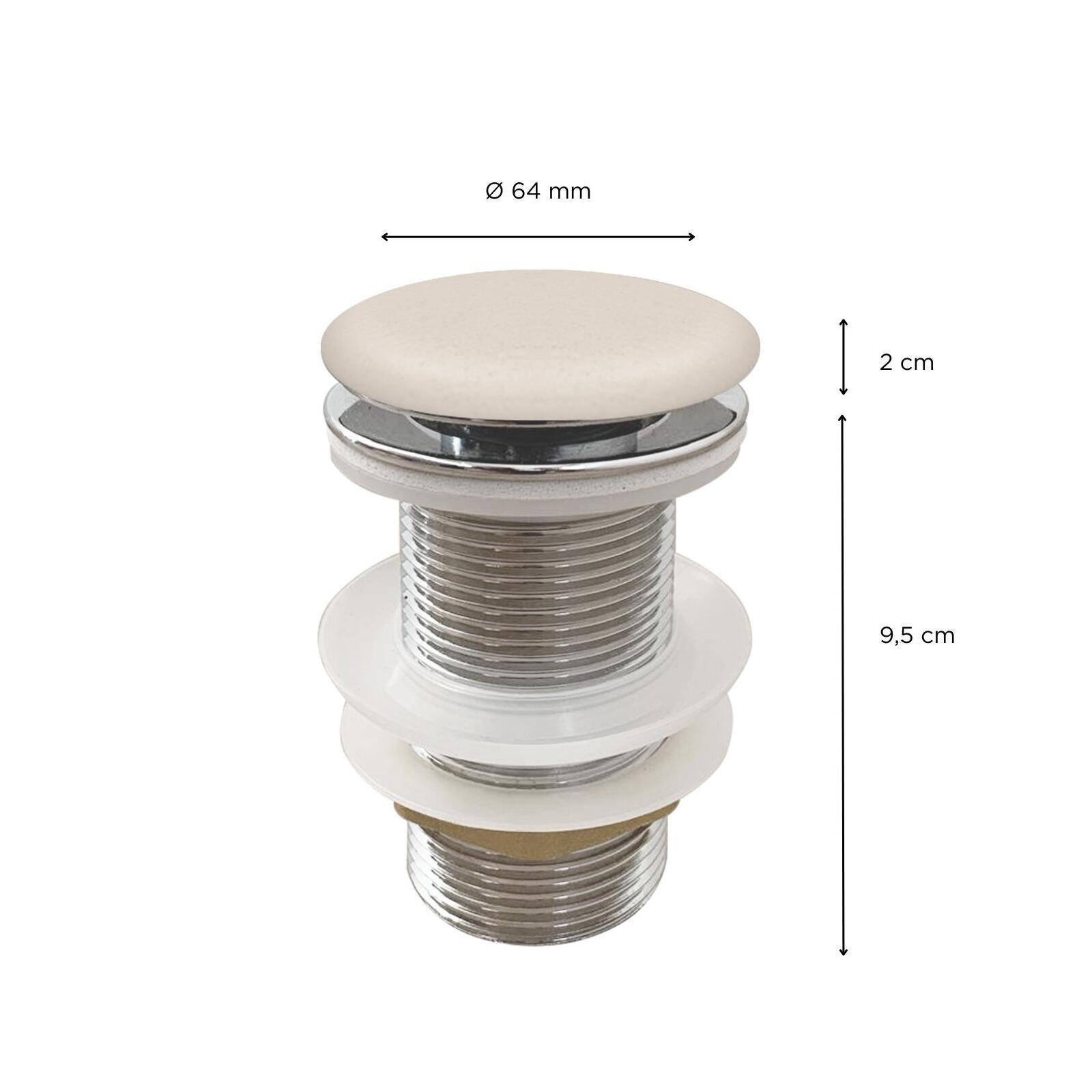 Bonde clic-clac en béton - sans trop plein