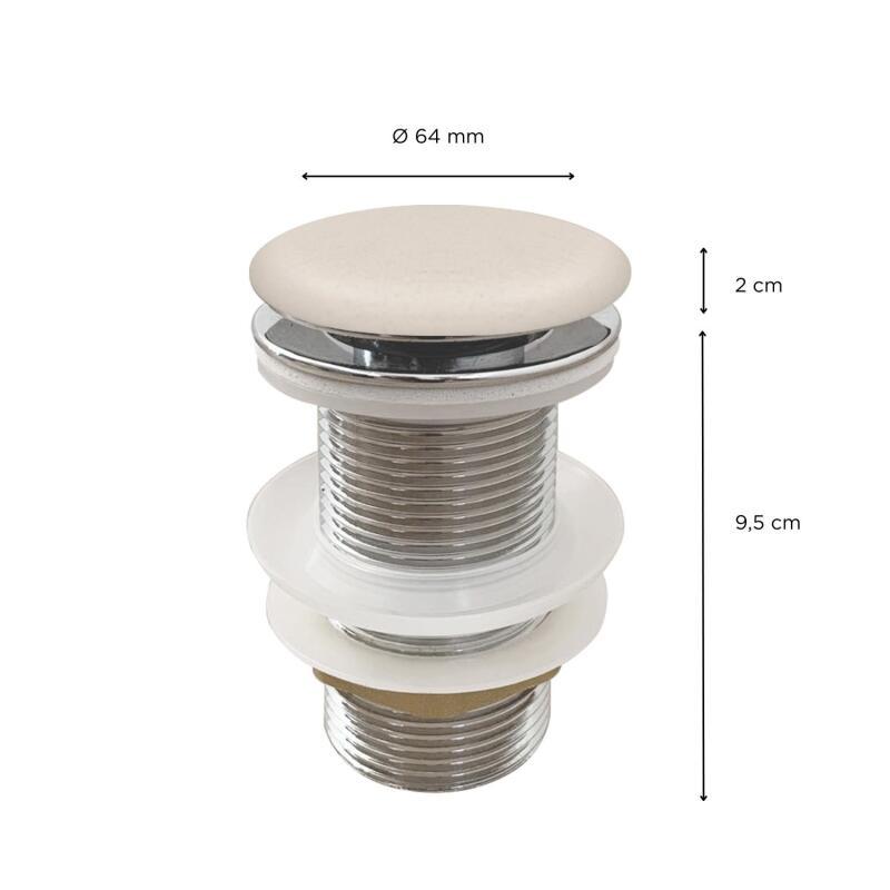 Bonde clic-clac en béton - sans trop plein