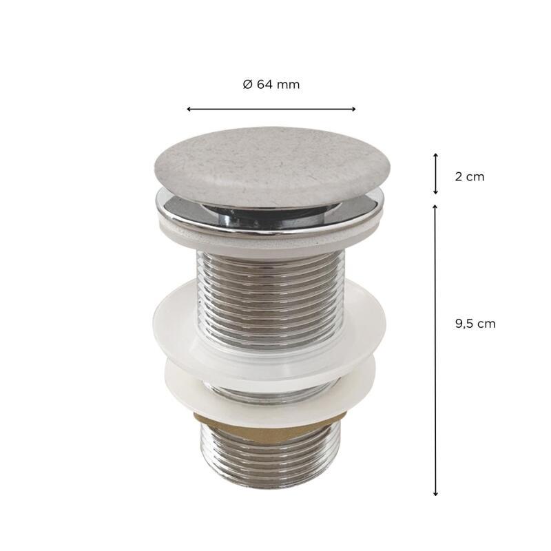 Bonde clic-clac en béton - sans trop plein