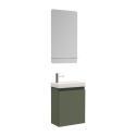 Ensemble lave-mains suspendu + miroir tablette