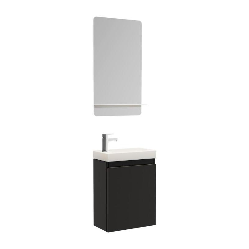 Ensemble meuble lave-mains LISA + Robinet TAP + Miroir SIMONA