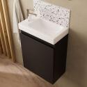 Ensemble meuble lave-mains LISA + Robinet TAP + Miroir SIMONA