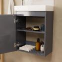 Ensemble meuble lave-mains LISA + Robinet TAP + Miroir SIMONA
