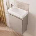 Ensemble meuble lave-mains LISA + Robinet TAP + Miroir SIMONA