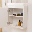 Ensemble meuble lave-mains LISA + Robinet TAP + Miroir SIMONA