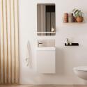 Ensemble meuble lave-mains LISA + Robinet TAP + Miroir SIMONA