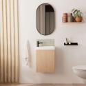 Ensemble meuble lave-mains LISA + Miroir PEPPER