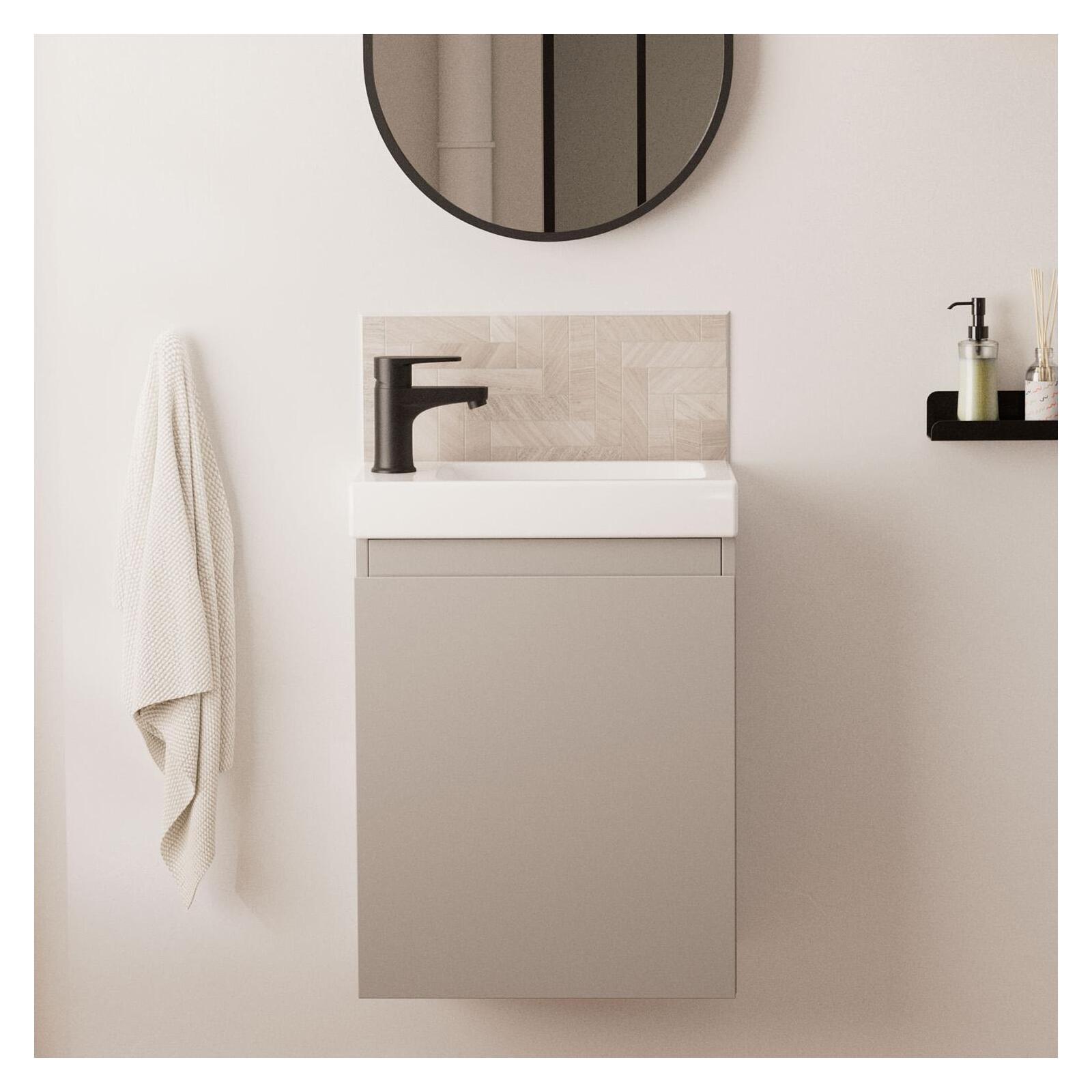 Ensemble meuble lave-mains LISA + Robinet GRIFO