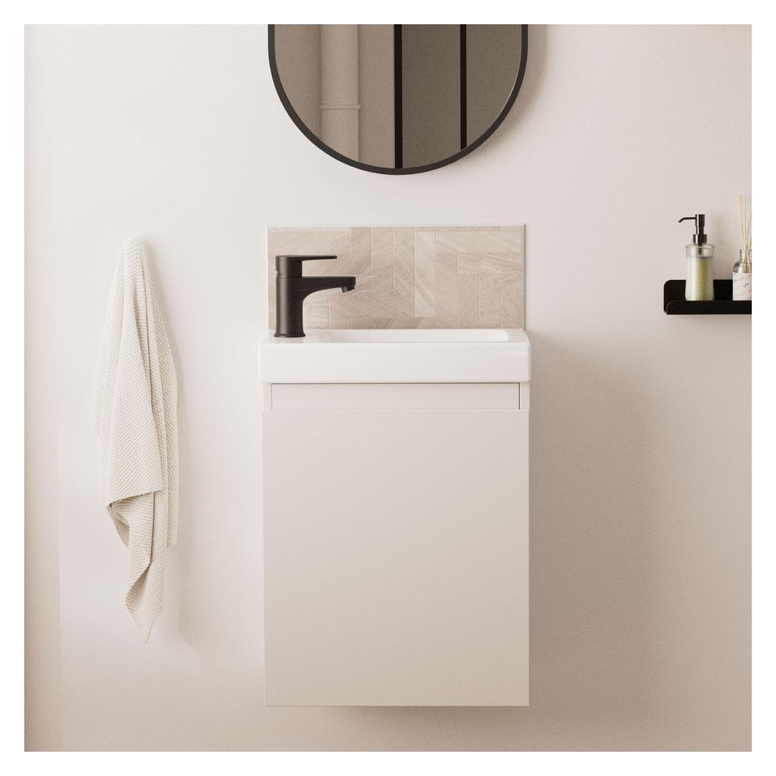 Ensemble meuble lave-mains LISA + Robinet GRIFO