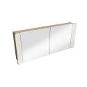 Armoire de toilette frêne double miroir + éclairage LED L120 TIGA Armoire de toilette frêne double miroir + éclairage LED L120 TIGA