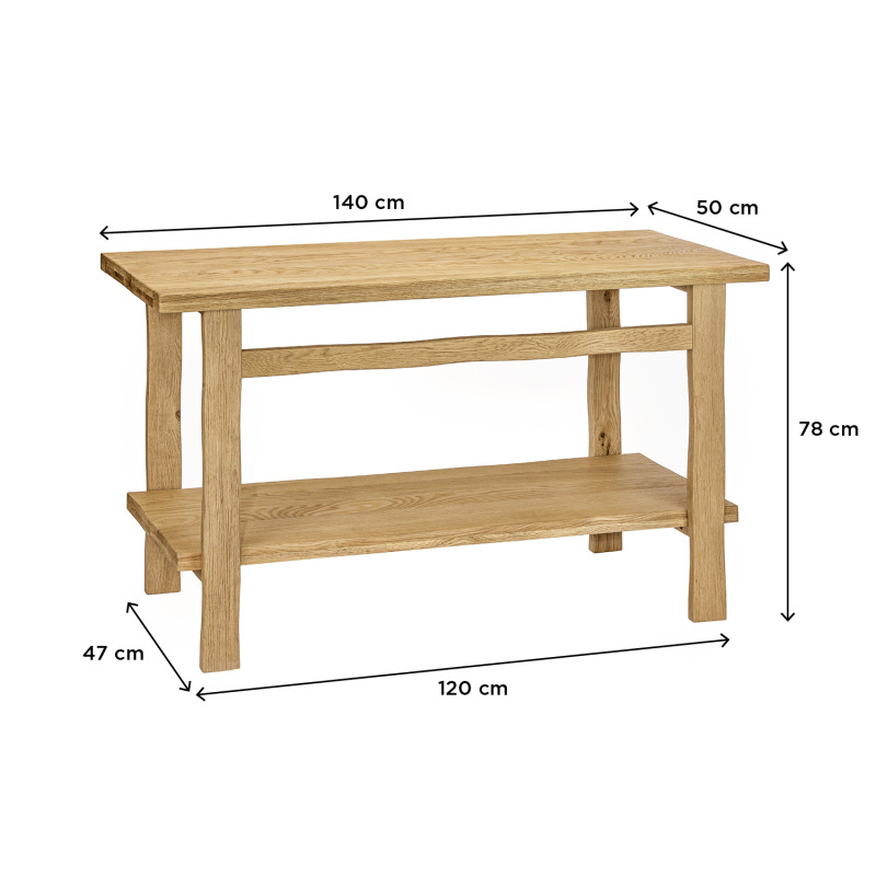 TABY MSV 140CM CHENE VIEILLI