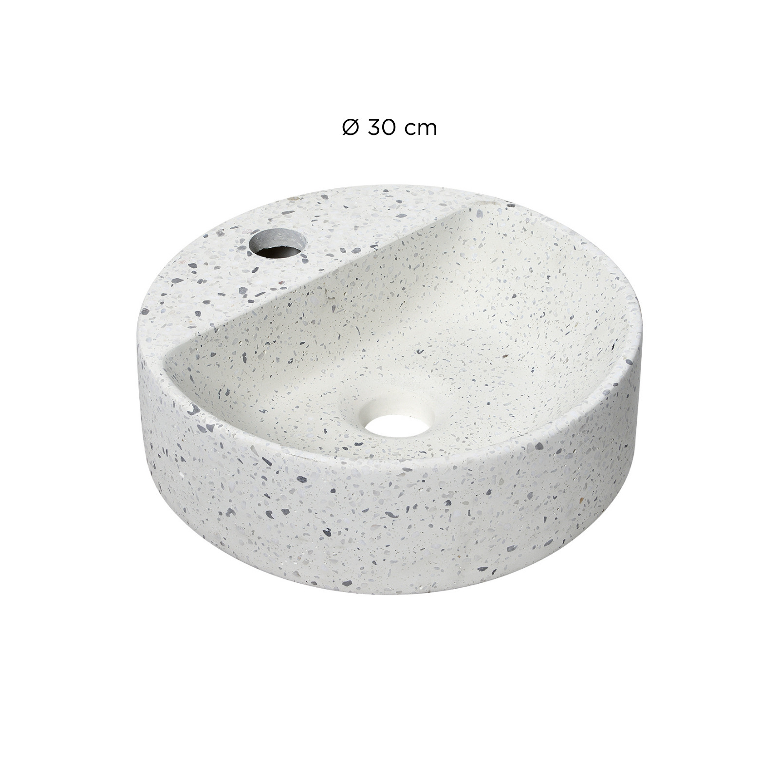 TERRAZZO LMAINS SUSPENDU ROND
