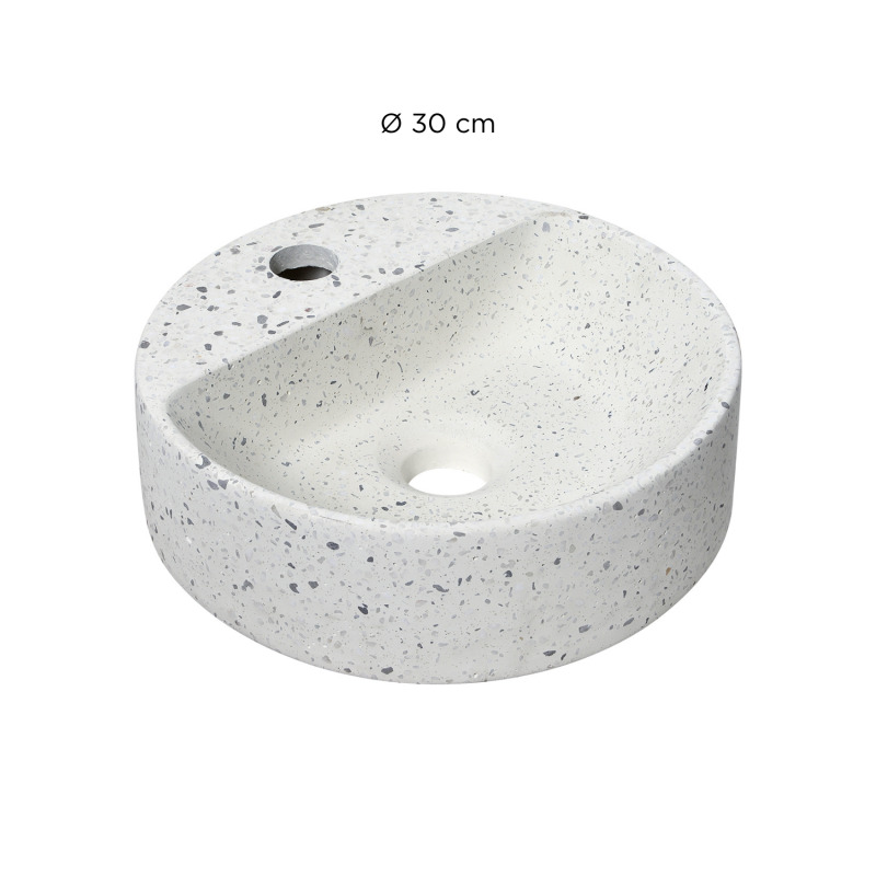 TERRAZZO LMAINS SUSPENDU ROND