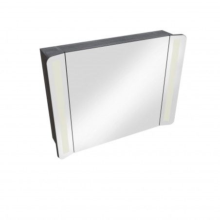 Ensemble de salle de bain 80 cm meuble + vasque + armoire LED TIGA Ensemble de salle de bain 80 cm meuble + vasque + armoire LED TIGA