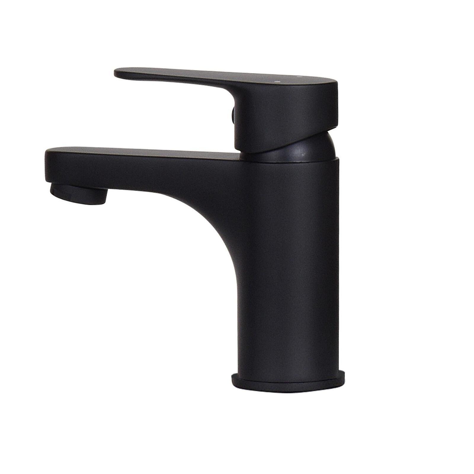 Ensemble lave-mains angle suspendu avec robinet et armoire d'angle décor chêne Ensemble lave-mains angle suspendu avec robinet et armoire d'angle décor chêne